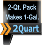 2Quart $29.99 2-Qt. Pack Makes 1-Gal.